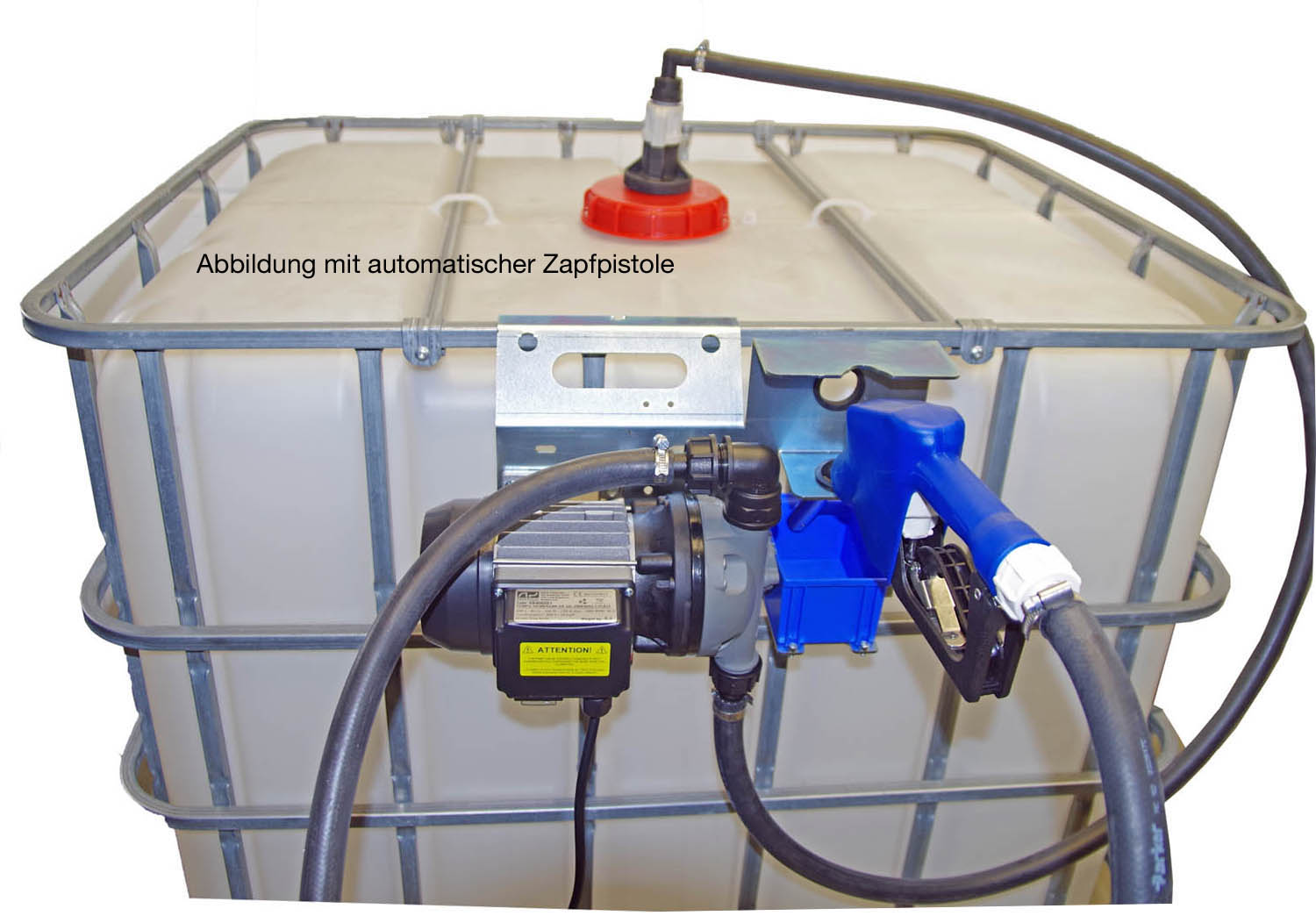 AdBlue® Pumpe X-Blue Basic für IBC mit 8m Schlauch & manueller