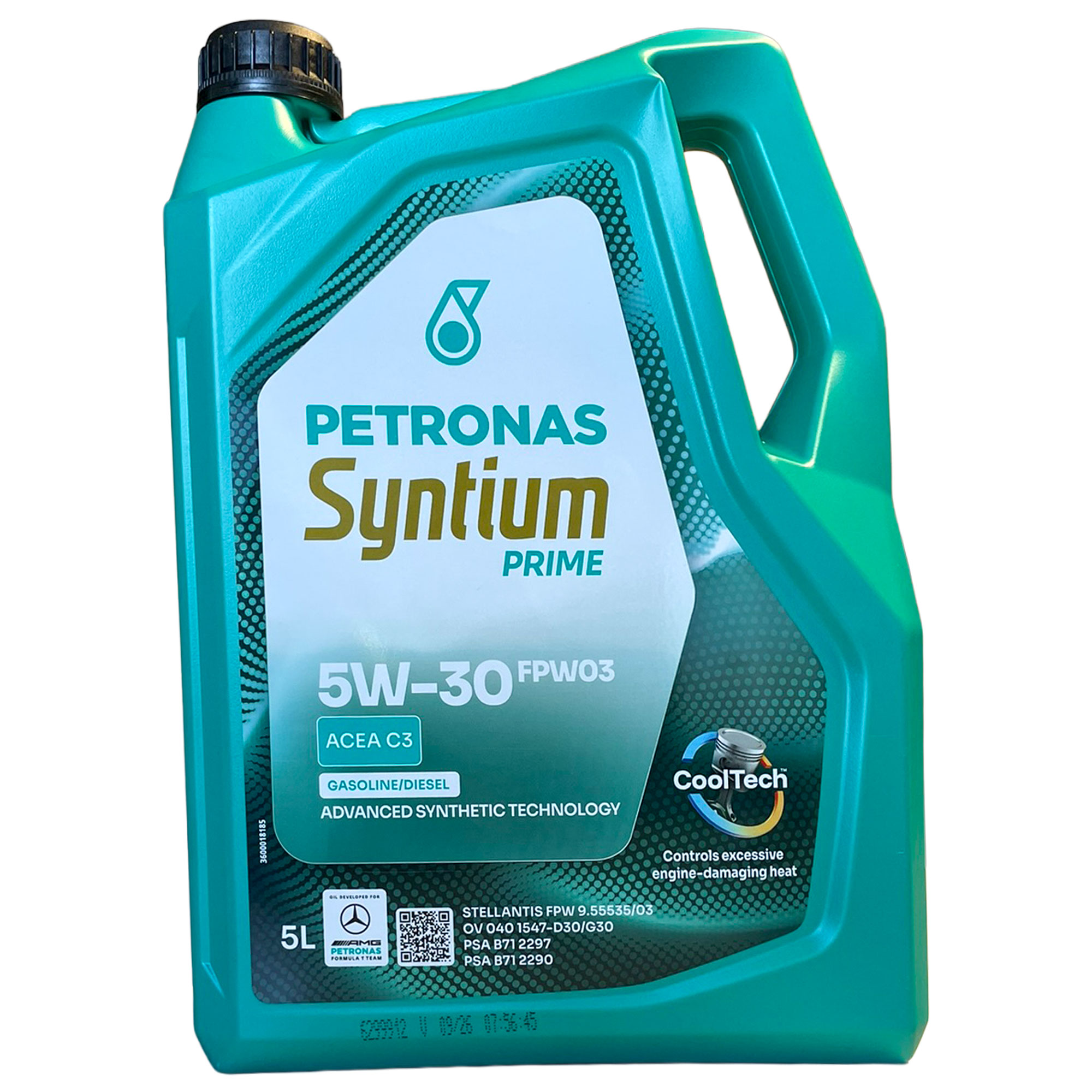 PETRONAS Syntium Prime FPW03 5W-30 – (Freigabe: Stellantis FPW9.55535/03) Vollsynthetisches Low-SAPS Motoröl 2 PETRONAS Syntium Prime FPW03 5W-30 – (Freigabe: Stellantis FPW9.55535/03) Vollsynthetisches Low-SAPS Motoröl
